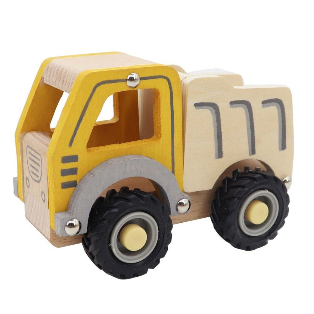 Kids Wooden Vehicle Toys - Dump Truck