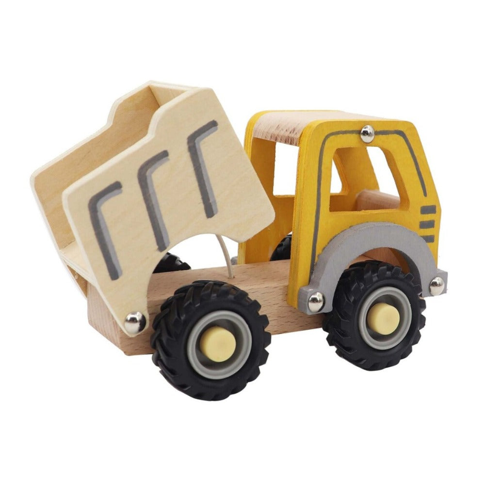 Kids Wooden Vehicle Toys - Dump Truck