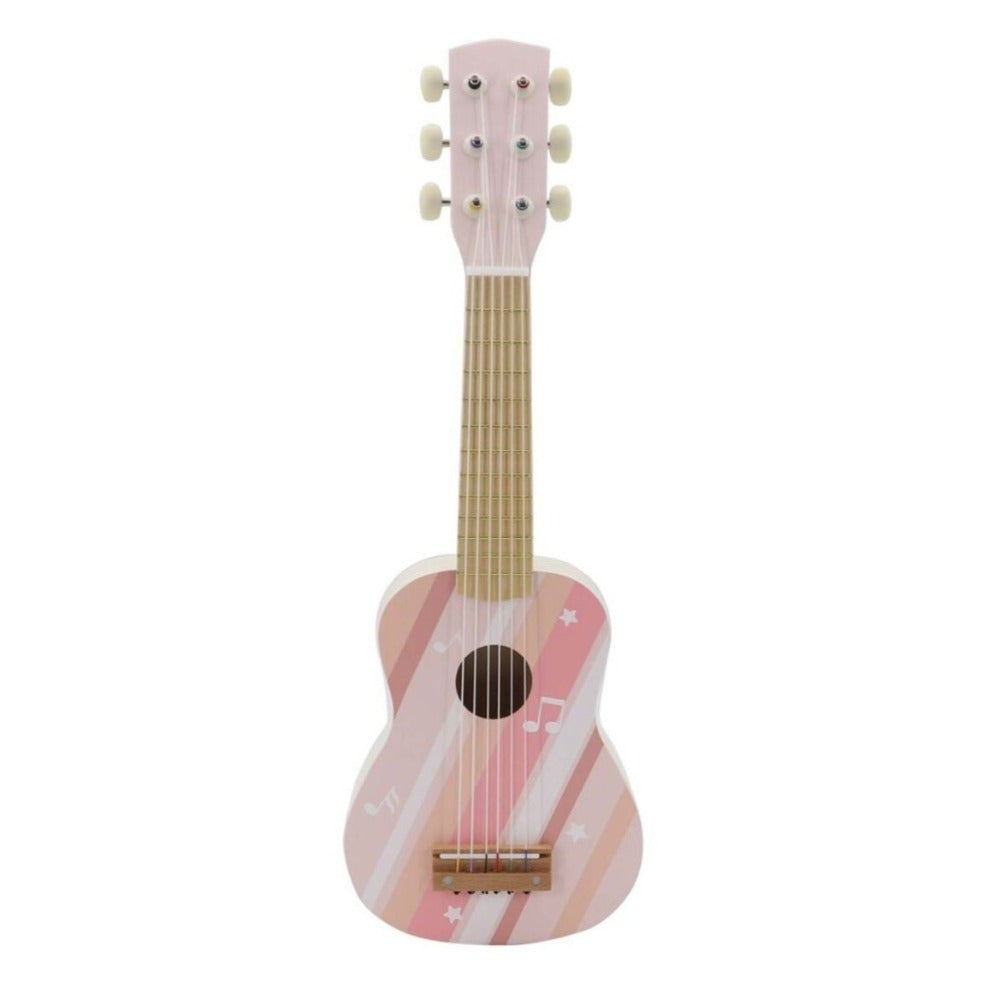 Kids Wooden Guitar Tea Rose