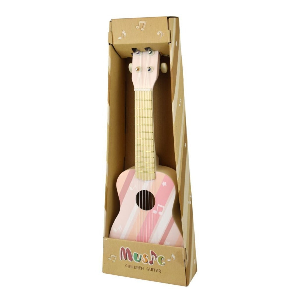 Kids Wooden Guitar Tea Rose