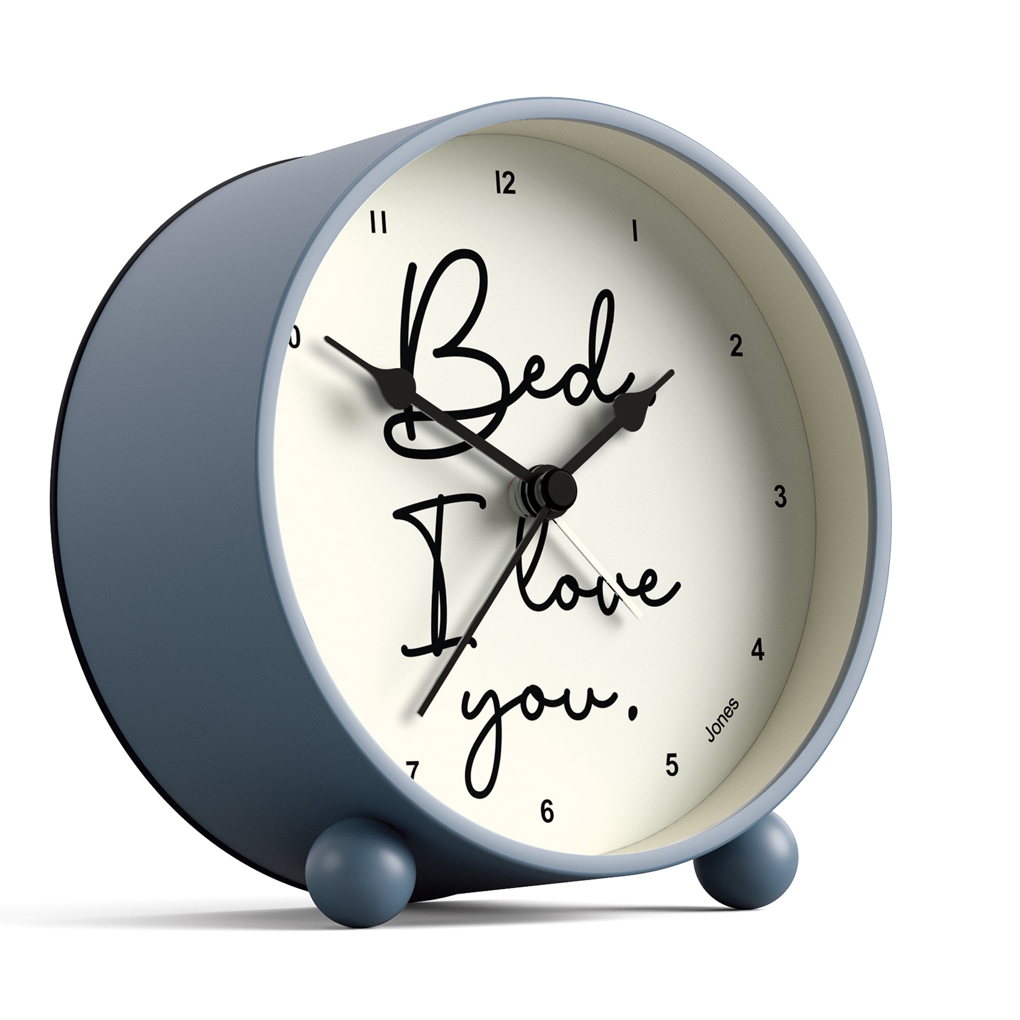 Newgate Jones Bed I Love You Alarm Clock Blue