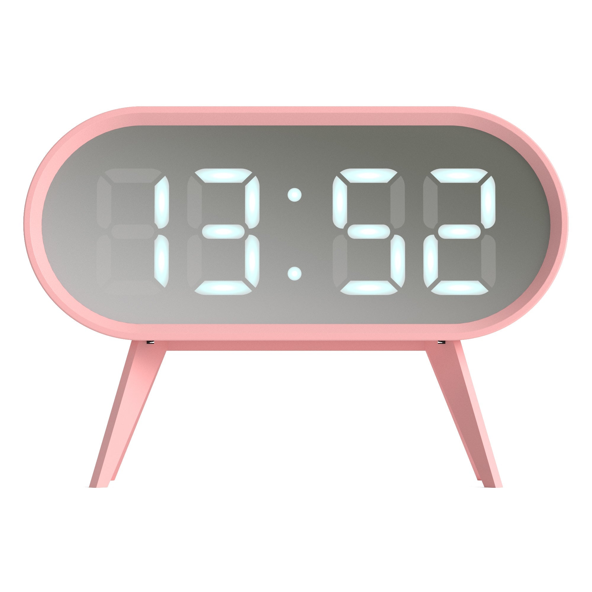 Newgate Space Hotel Cyborg LED Alarm Clock Pink