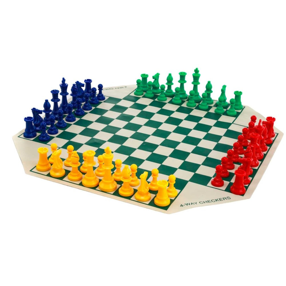 Chess Octagon Board 4 Player Set