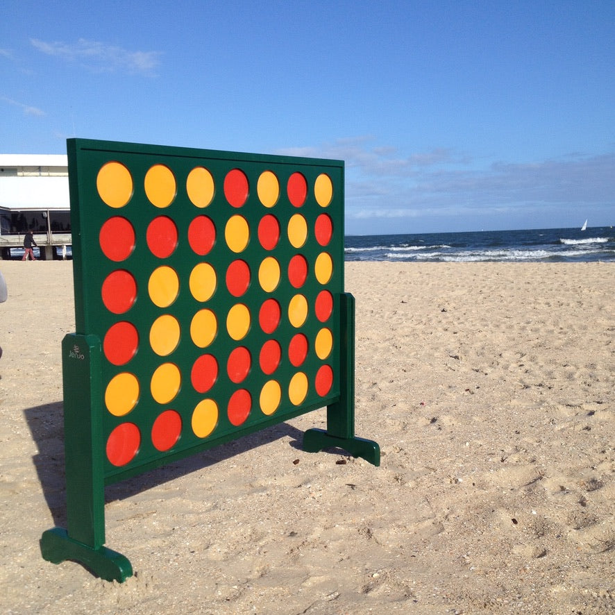 Giant Connect Four In A Row Game 120 x 109cm Green