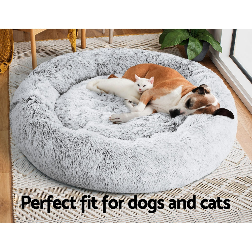 Dog Bed Pet Bed Cat Cushions Extra Large Charcoal 110cm