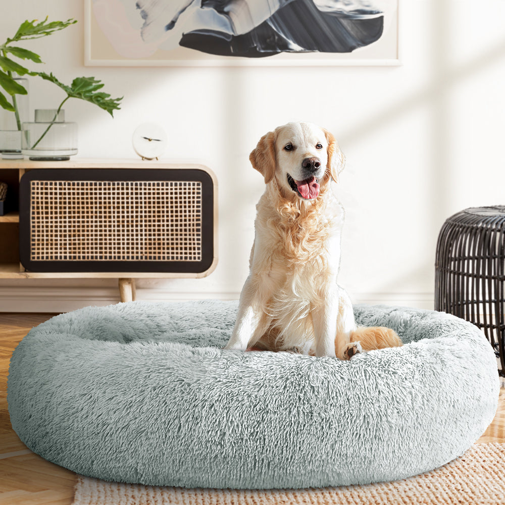 Pet Bed Dog Bed Cushions Extra Large 110cm Light Grey