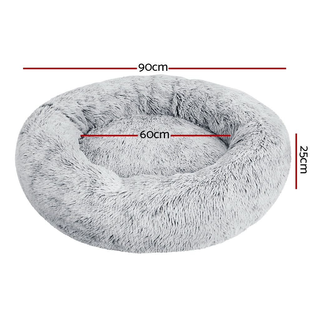 Pet Bed Dog Bed Cushions Large 90cm Charcoal