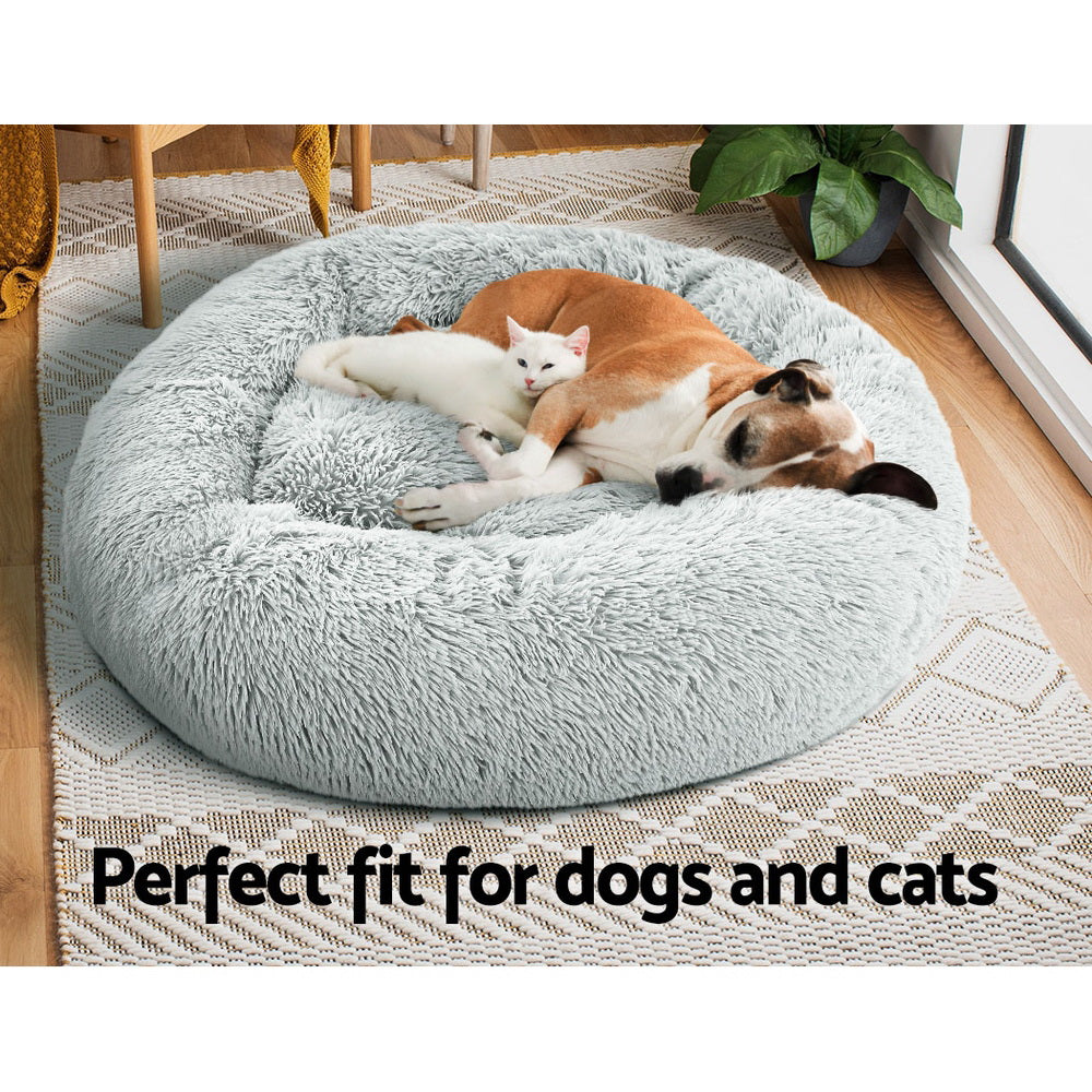 Pet Bed Dog Bed Cushions Large 90cm Light Grey