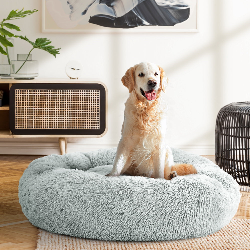 Pet Bed Dog Bed Cushions Large 90cm Light Grey