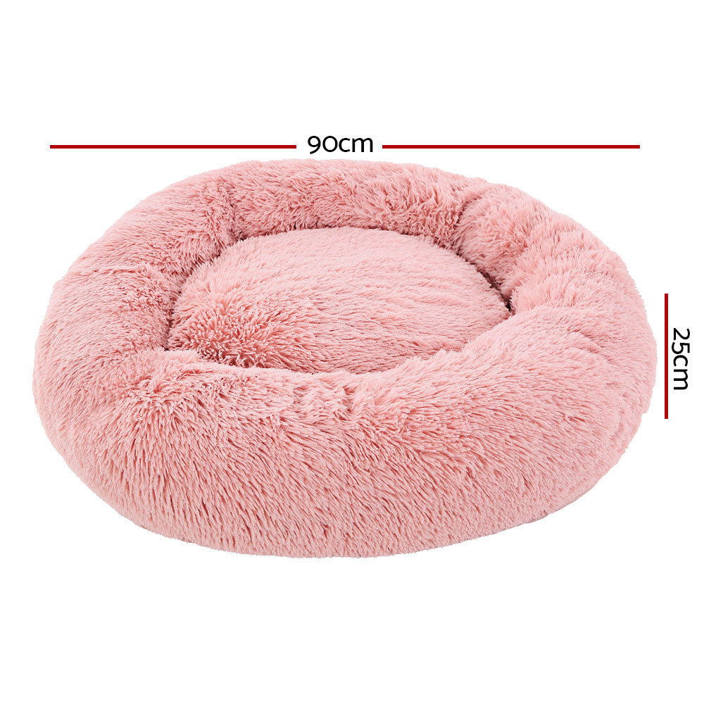 Pet Bed Dog Bed Cushions Large 90cm Pink