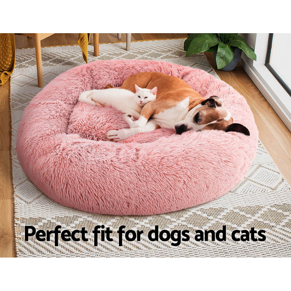 Pet Bed Dog Bed Cushions Large 90cm Pink