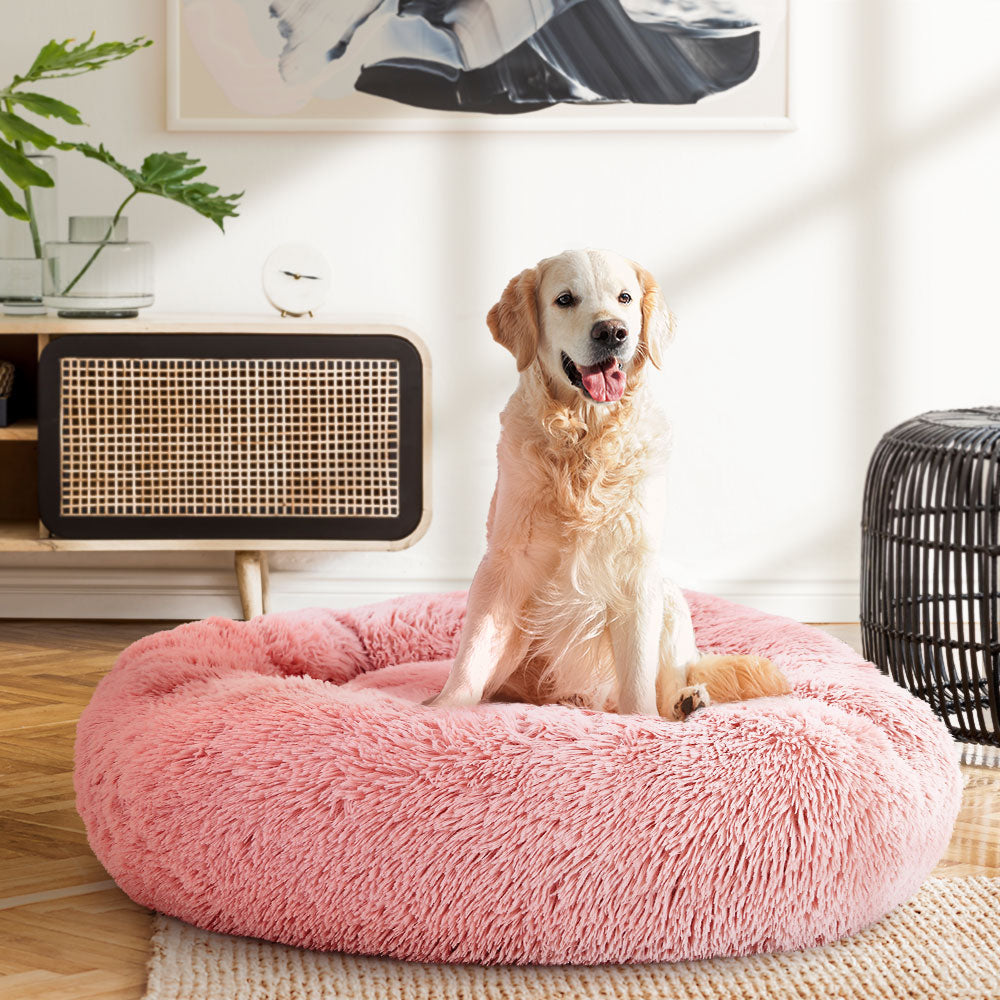 Pet Bed Dog Bed Cushions Large 90cm Pink