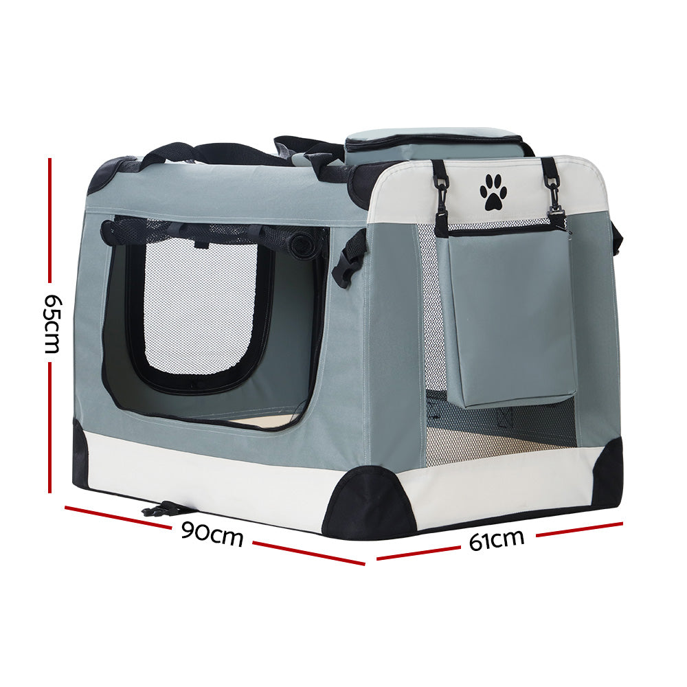 Pet Carrier Soft Crate Travel Portable Cage Kennel 2XL