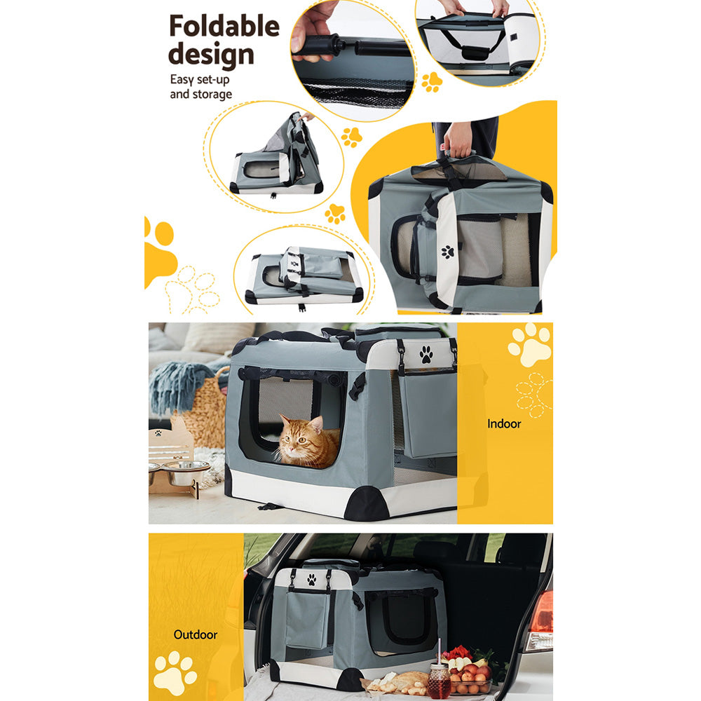 Pet Carrier Soft Crate Travel Portable Cage Kennel 2XL