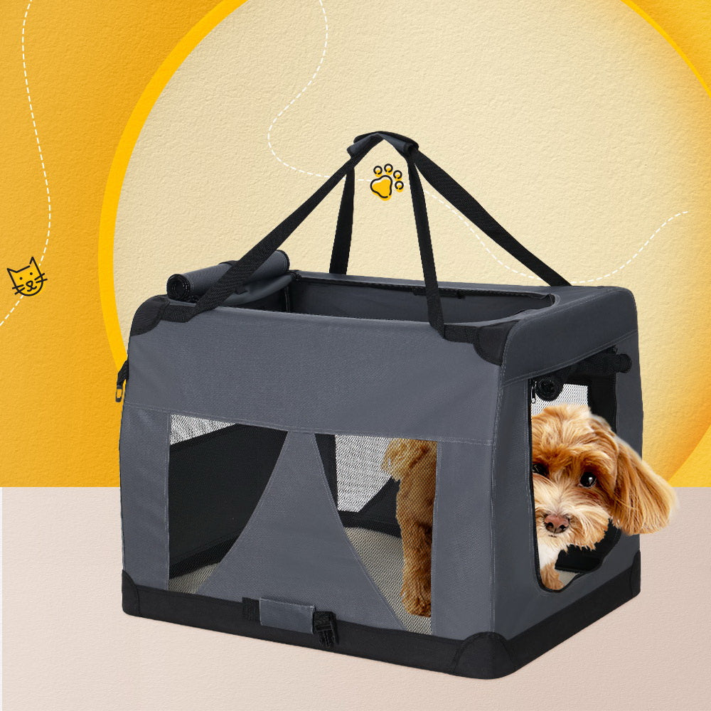 Pet Carrier Soft Crate Travel Portable Cage Kennel Medium