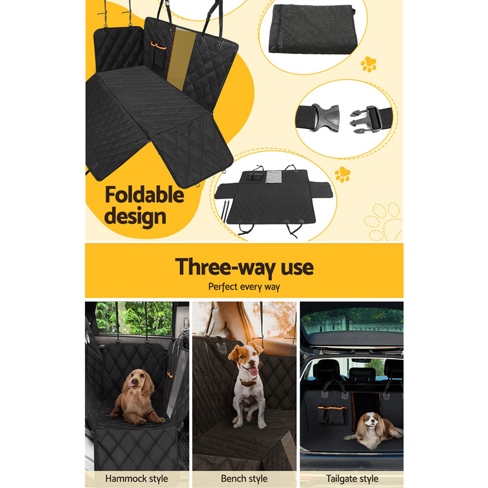 Pet Car Back Seat Cover Dog Protector Hammock 132cm X 140cm