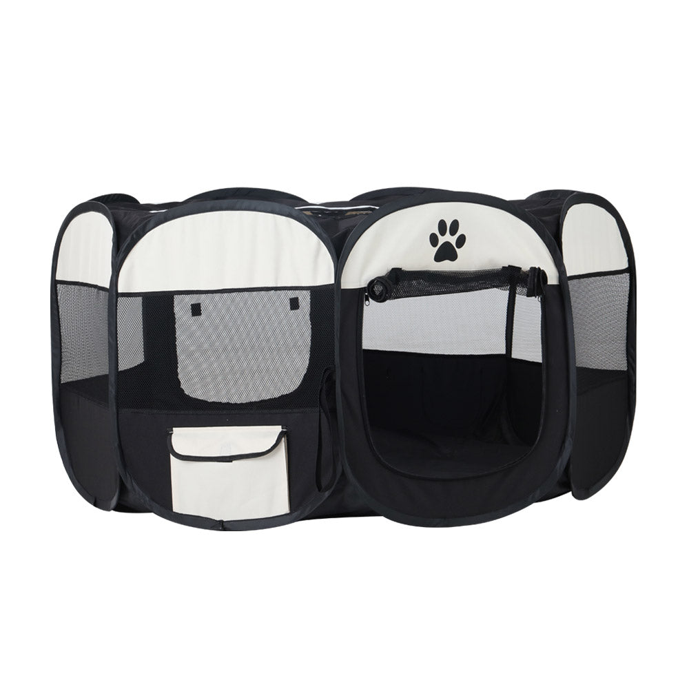 Dog Playpen Pet Enclosure Crate 8 Panel Bag Puppy Fence 2XL