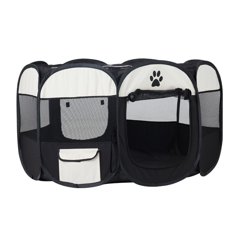 Dog Playpen Pet Enclosure Crate 8 Panel Bag Fence Puppy XL