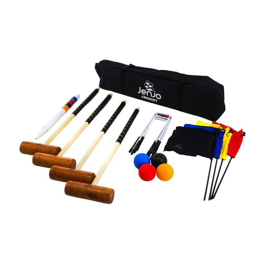 Championship Hardwood Croquet Set W/ Carry Bag