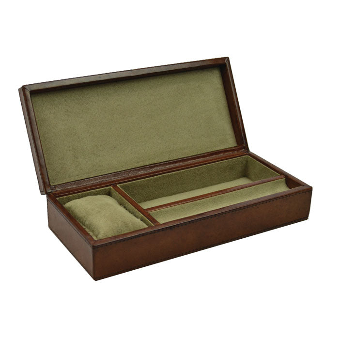 Elegant Leather Pen and Watch Case (Available In 2 Colors)