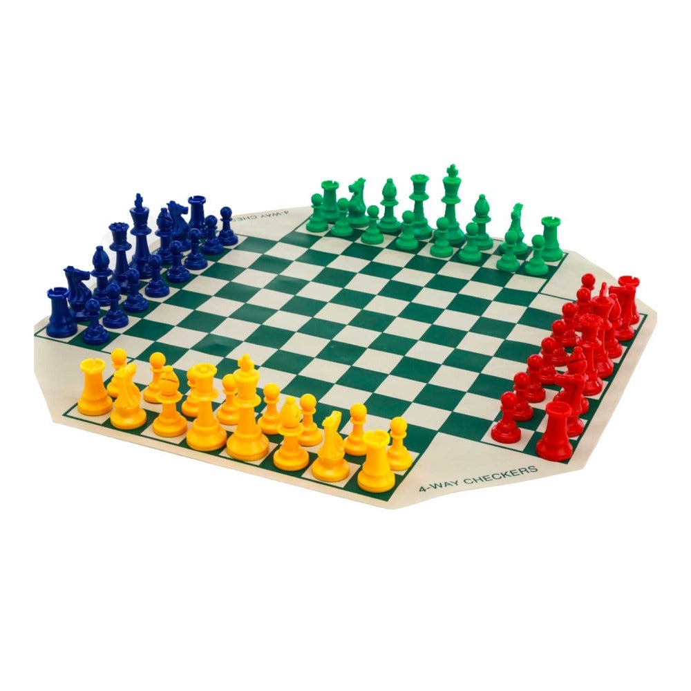 Chess Octagon Board 4 Player Set