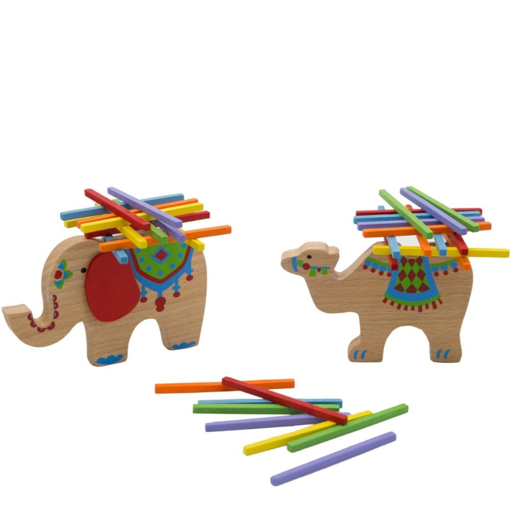 Kids Wooden Animal Sticks Stacking Game (Randomly Pick)