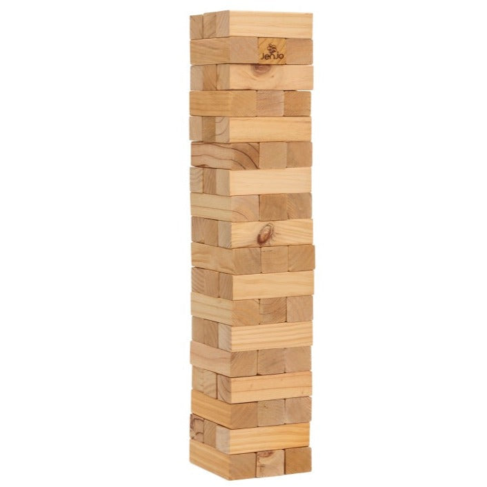 Mega Jenga Wooden Block Outdoor Game 54 Pieces - 91cm