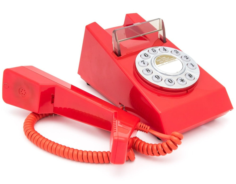 GPO Retro Trim Phone Push Button - Red