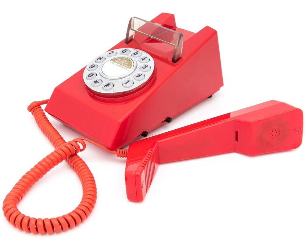 GPO Retro Trim Phone Push Button - Red