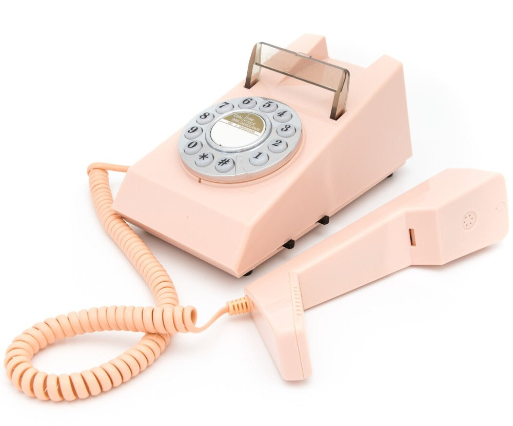 GPO Retro Trim Phone Push Button - Pink