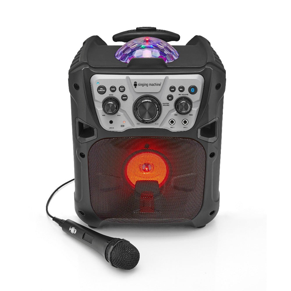 Singing Machine Mini Fiesta- Bluetooth® + Light Show