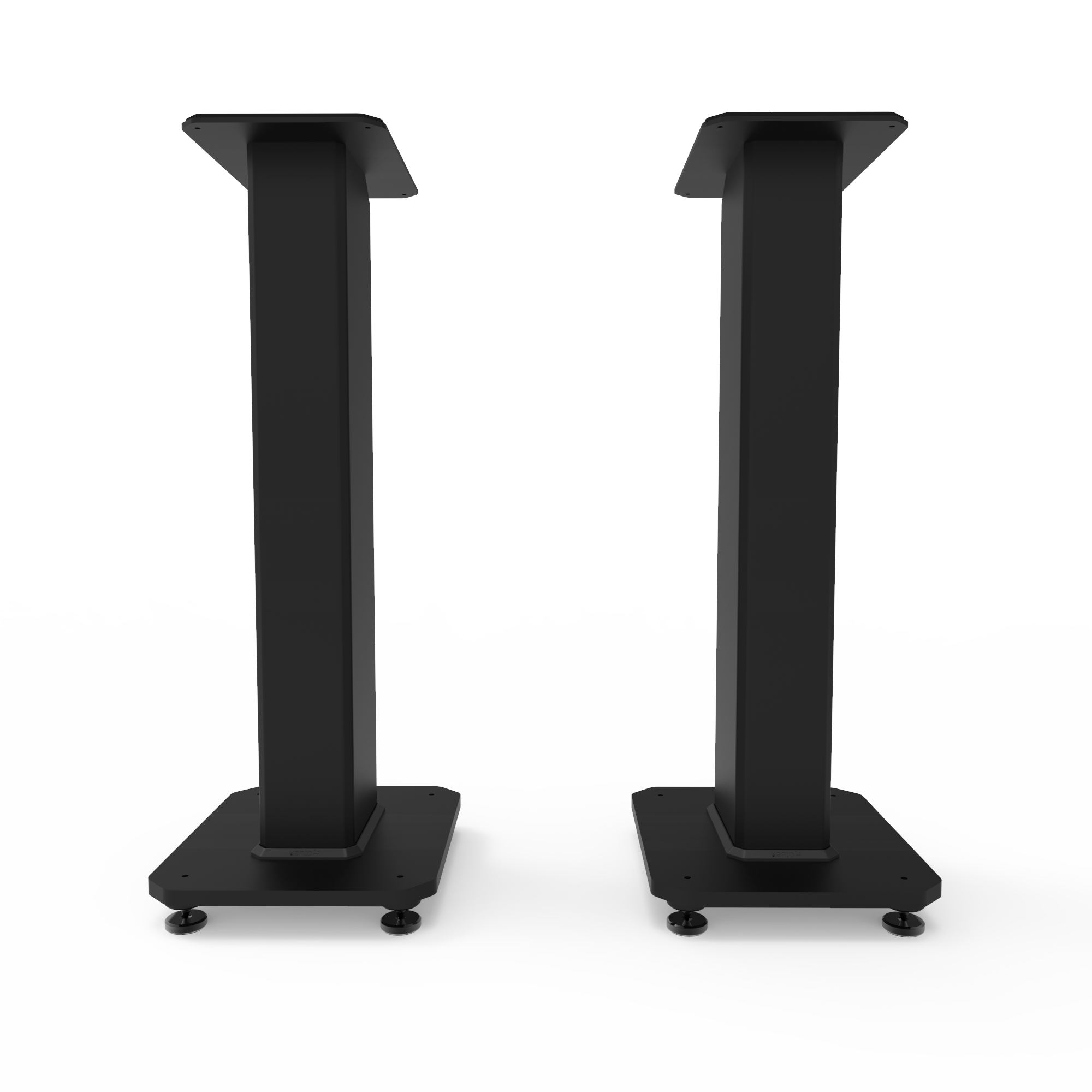 Kanto SX26 26" Tall Fillable Speaker Stands with Isolation Feet - Pair, Black