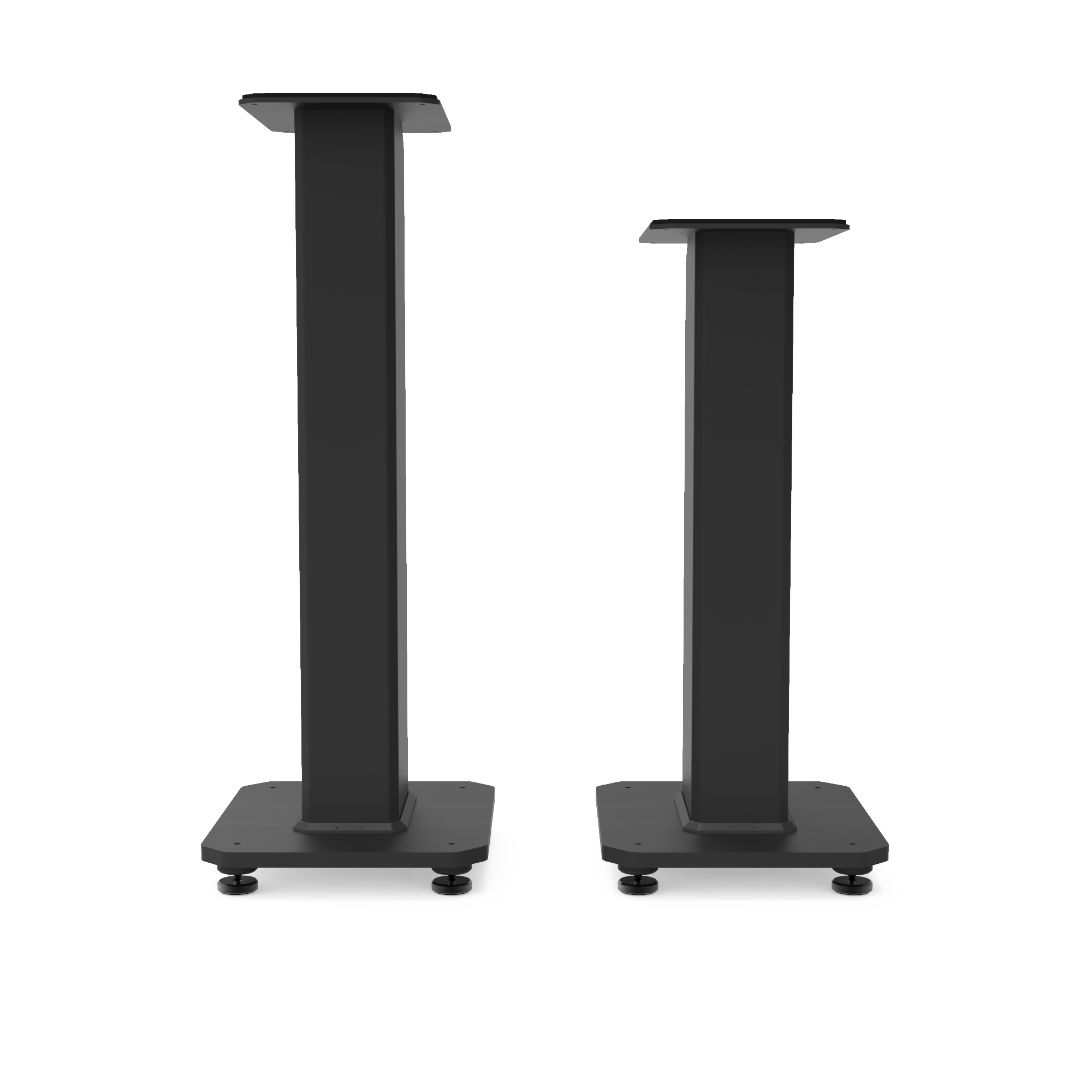 Kanto SX26 26" Tall Fillable Speaker Stands with Isolation Feet - Pair, Black