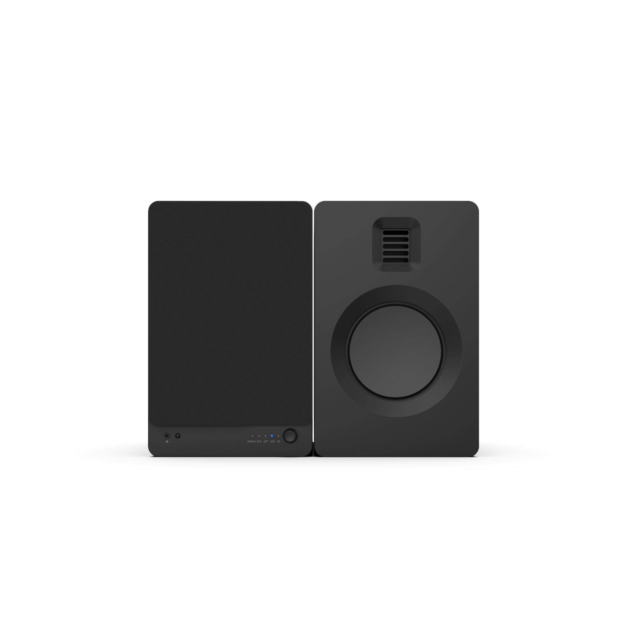 Kanto TUK 260W Powered Bookshelf Bluetooth Speakers - Pair, Matte Black