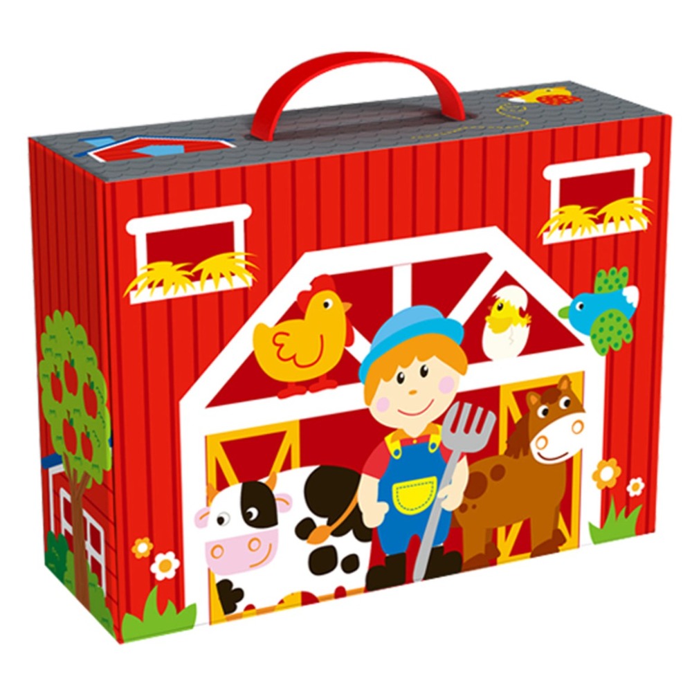 Kids Farm & Farm Animals Playset