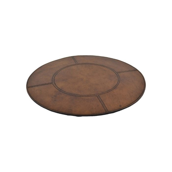 Round Leather Table Placemats (Available in 2 Colors)