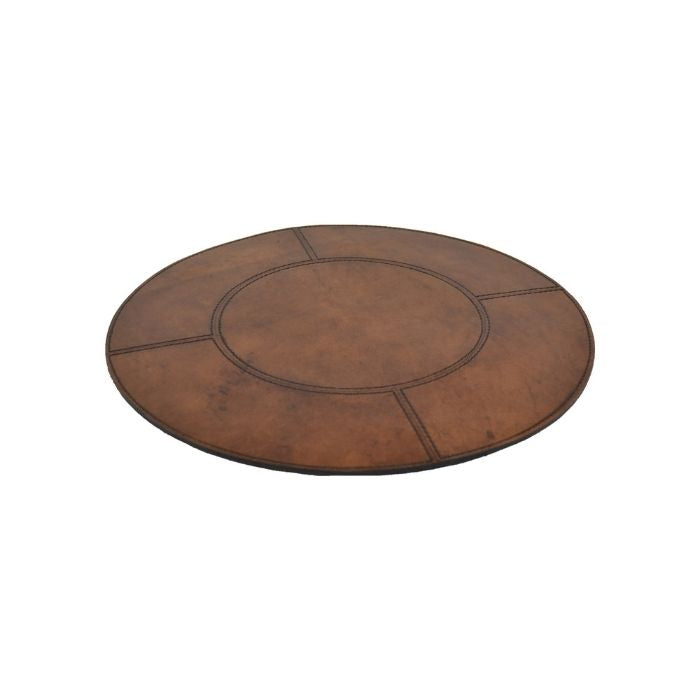 Round Leather Table Placemats (Available in 2 Colors)