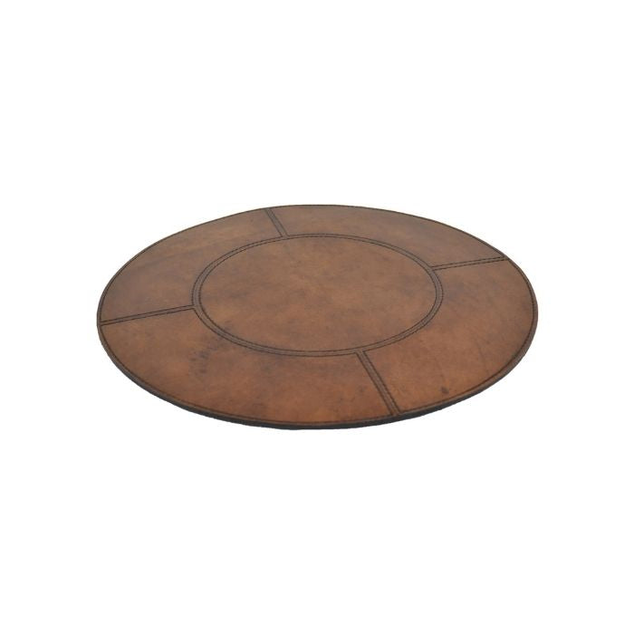 Round Leather Table Placemats (Available in 2 Colors)