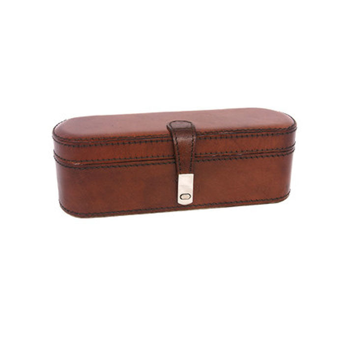 Leather Travel Jewelry Box (Available in 2 Colors)