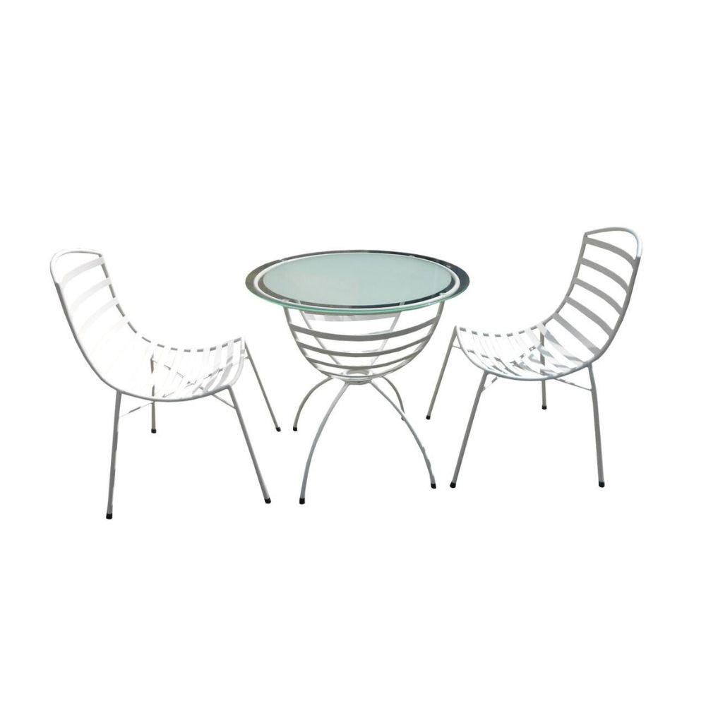 Steel Tubed Cast Aluminium Outdoor Chair