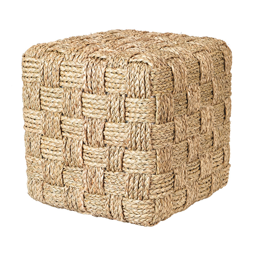 Square Seagrass Ottoman