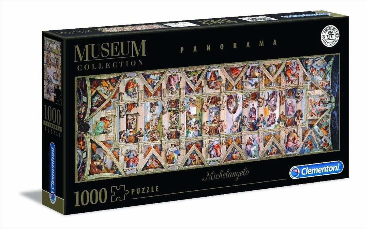 Clementoni Museum Panorama- 1000 Piece Panoramic Jigsaw Puzzle