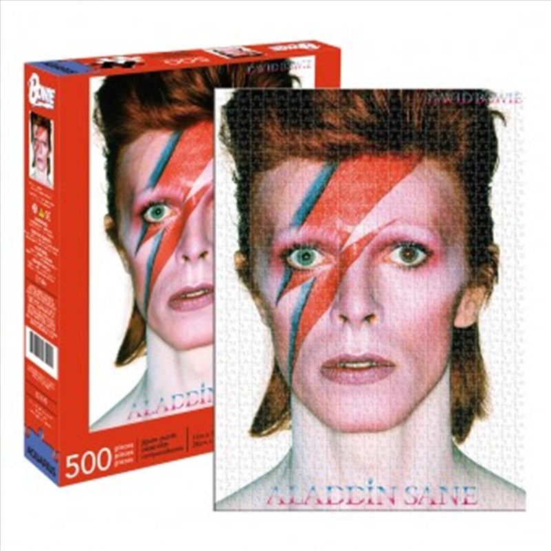 Aladdin Sane 500-Piece Puzzle – Iconic David Bowie Artwork