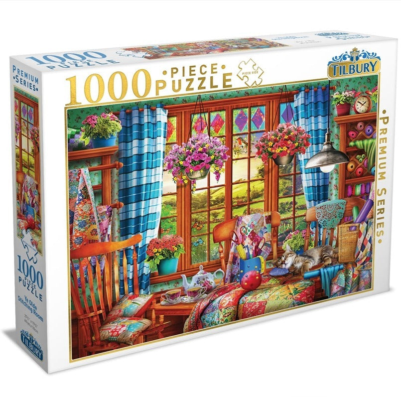 Ye Olde Stitching Room 1000 Pieces Jigsaw Puzzle