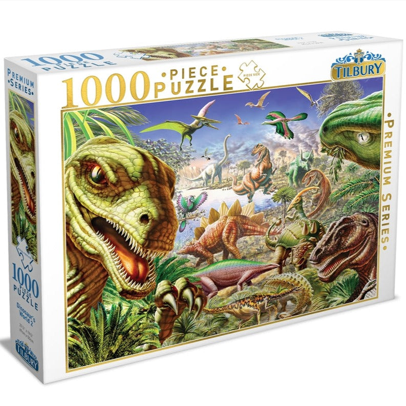 Dinosaurs World 1000 Pieces Jigsaw Puzzle