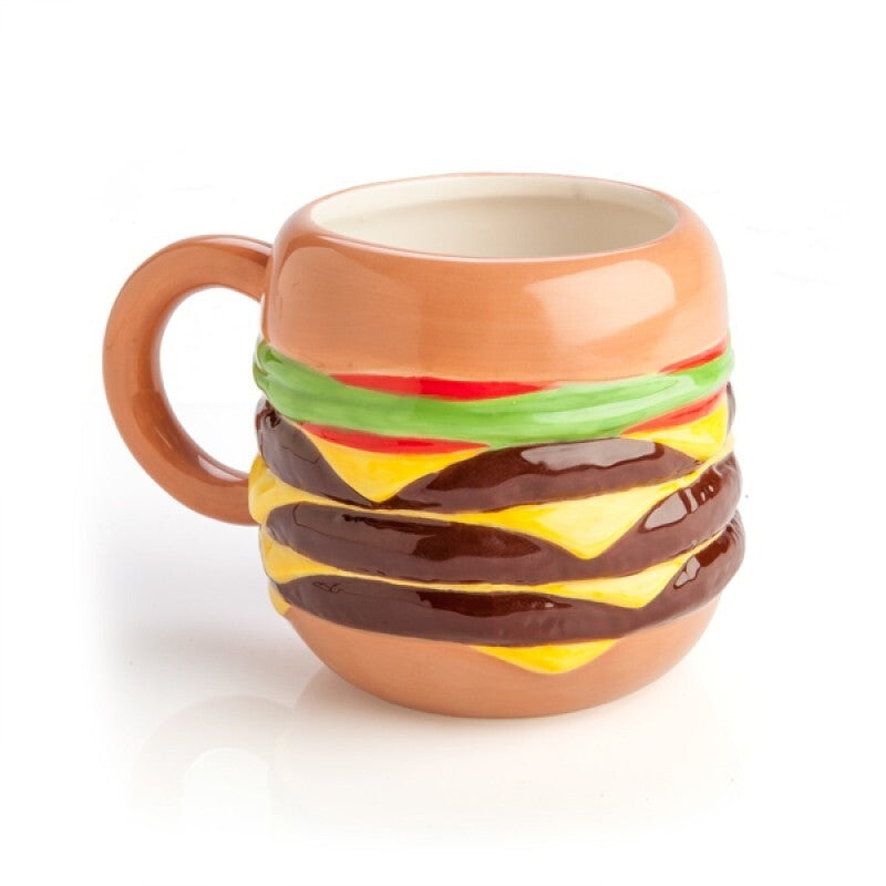 Fun and Whimsical Drinkware Burger Coffee Mug