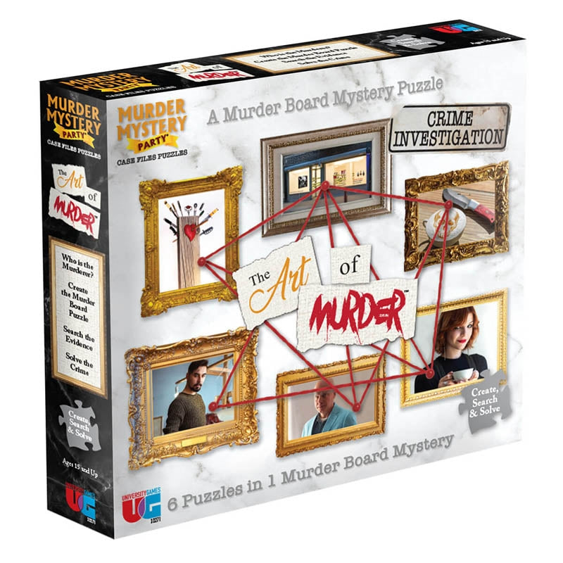 Art of Murder 1000-Piece Mystery Puzzle