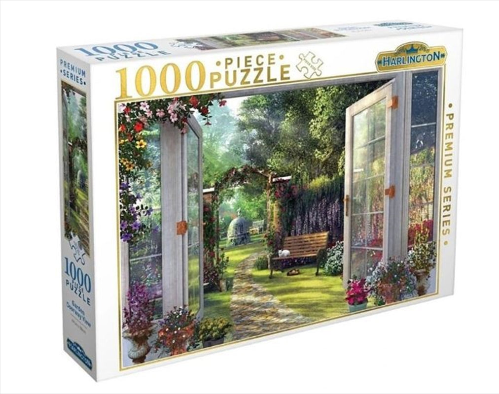 Harlington Garden Doorway View Puzzle 1000pcs