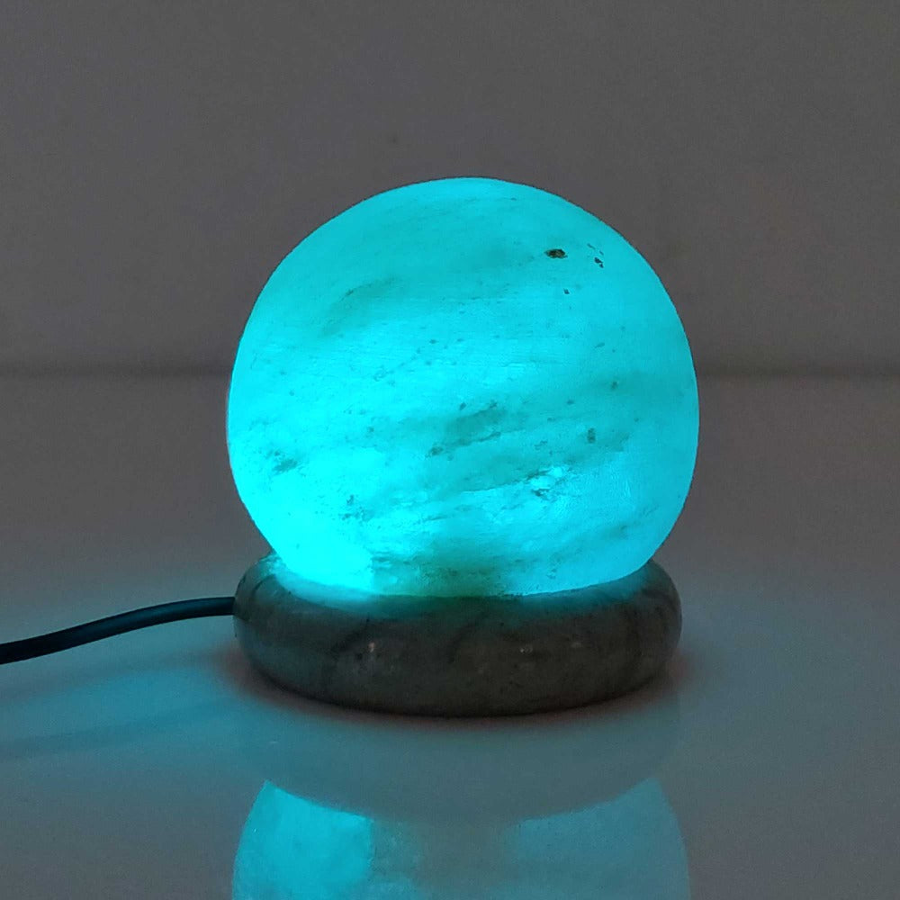 USB Colour Changing Himalayan Salt LED Lamp - Ball Shape