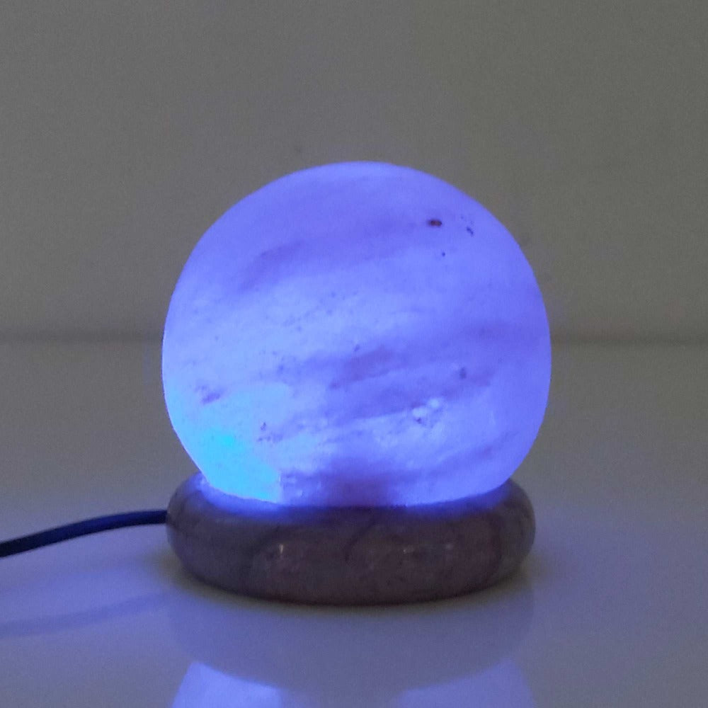 USB Colour Changing Himalayan Salt LED Lamp - Ball Shape